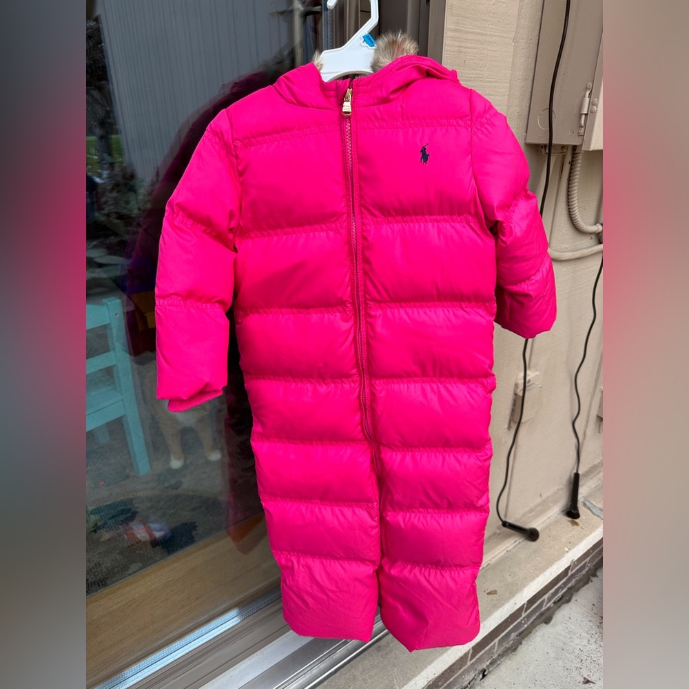 Ralph Lauren Baby Snowsuit Pink size 24 months